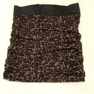 cheetah charlotte russe skirt